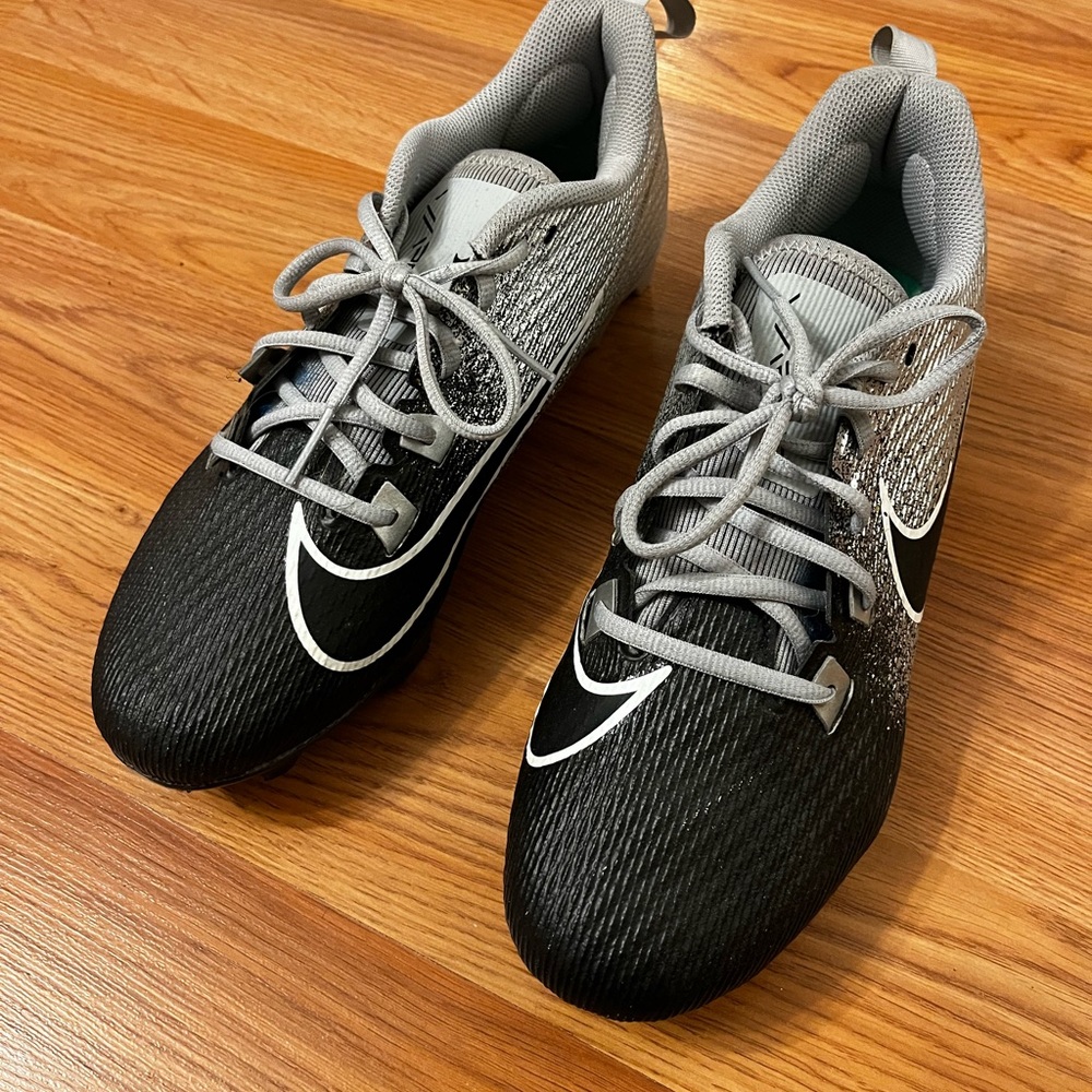 Black and Gray cleats/ Athletic Shoes